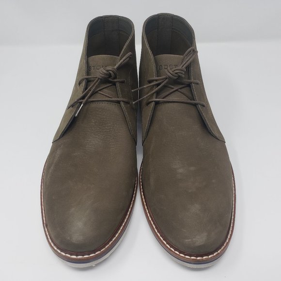 Bostonian Olive Nubuck Dezmin Size 13 Mid Chukka Boots main image 7